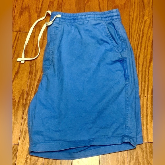 Men’s Large (36-38) LANDS END Light Blue Elastic Drawstring No Fly Shorts - Picture 7 of 14